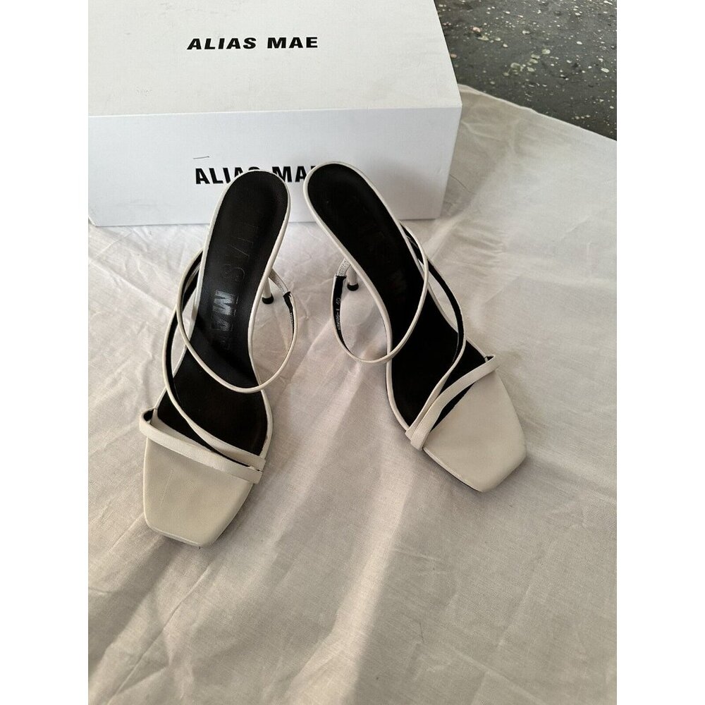 Alias Mae Mollie Heels Ivory Leather White